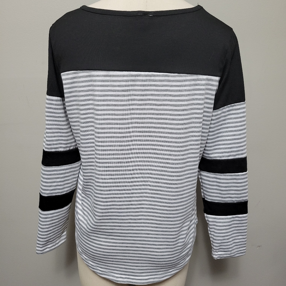 Hxn Pinstripe Patch Pocketbtop Size Medium View 5